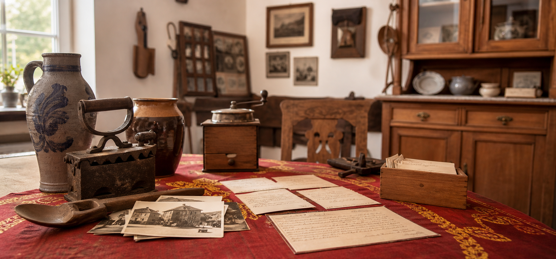 Heimatstuben-Objekte und Inventarkarten für das Digitale Museum Kayna